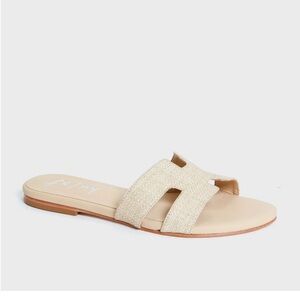 Tuckernuck French Sole Slides - Women Tan/Natural